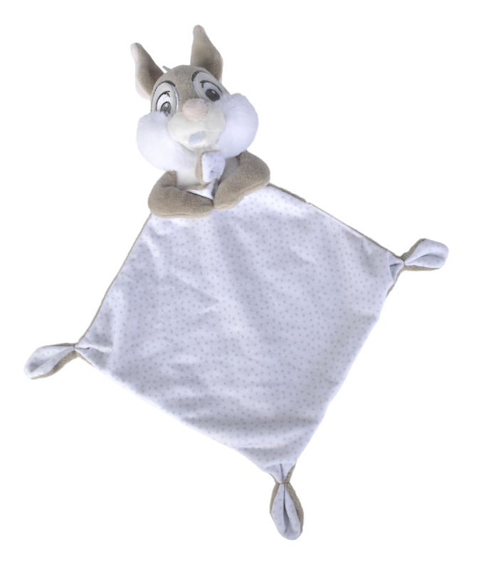  - thumper the rabbit - comforter white grey 25 cm 